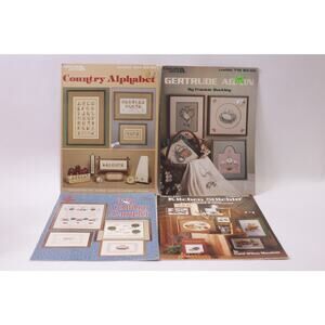 Country Alphabet, Kitchen Stitchin', Craft Book, Lot, Designs, ~ 251124-WH 860